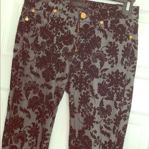 7 Jeans Velvet Jacquard Jeans